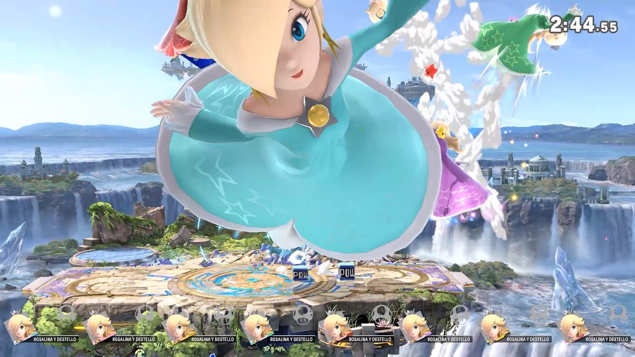 Smash Ultimate - 8 Mega Giants Rosalinas Battle (Only Blast and Screen KO)