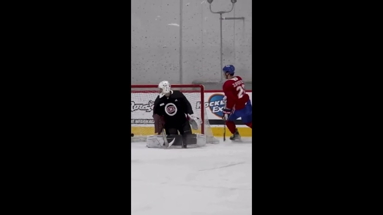 Slafkovsky With The Bardownsky Shorts Reels Hockey Habs Goals Skills Bar Down Montreal