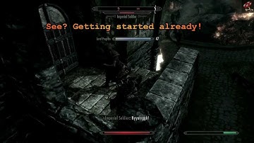 Skyrim - Easy Skills Leveling