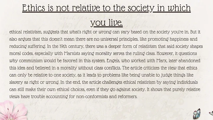 Peter Singer's (Practical Ethics)