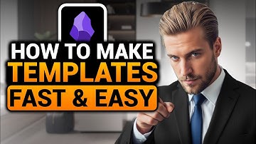 How To Make a Template On Obsidian (FAST & EASY) | Create Templates In Obsidian - Full Guide