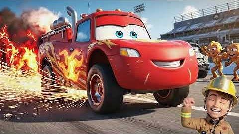 Fire Station Heroes – Episode 9 | Red Blaze & The Meteor Mission | Talking Fire Trucks Animation
