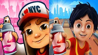 Shiva Subway Streat Run 2026 Vs Subway Surfers New York 2021 Map Comparison  screenshot 1