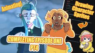 I Made a 30 Visual Novel in Ren’Py | Devlog #4 | Animating, drawing sprites & 3D modelling