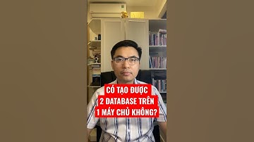 Có tạo được 2 Database trên 1 máy chủ không? #tranvanbinh #oracle #dba #xuhuong #database #shorts