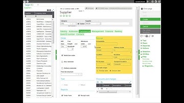Sage X3 - How to Define Suppliers
