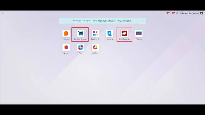 How to setup Purchase Request and Internal Stock Request Process in Odoo17 using OCA modules