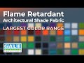 Gale pacific offers the widest range of flame retardant knitted shade fabrics globally