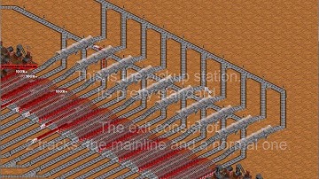 OpenTTD massive MagLev trainnetwork