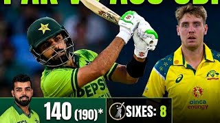Shadab Khan Unstoppable Comeoback  140 Runs Off 190 Balls Against Australia  Batting Alone 2026