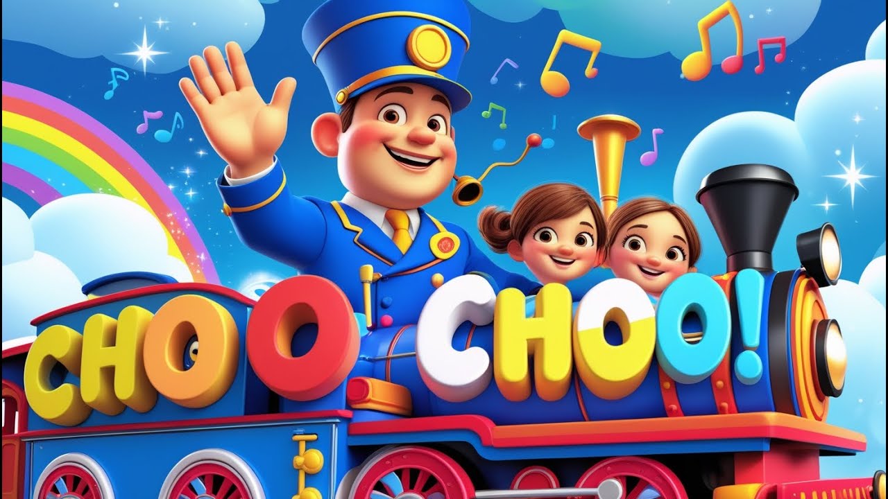 The Train Song |Chugga Chugga Choo Choo|Nursery Rhymes & Kids Song ...