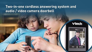 VTech® IS7121 2 Video Doorbell - The Cordless Phone with Video Intercom