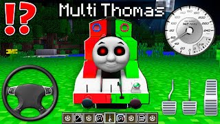 How JJ and MIKEY CONTROL Little Creepy Multi Thomas Train at 3:00am? - in Minecraft Maizen