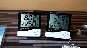 Hygrometer htc1 and htc2 temperature Thermometer - htc 1 hygrometer manual