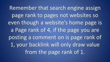 SEO Tip - How to build blog commenting backlinks