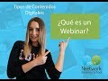 ¿Qué es un Webinar?