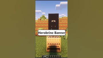 How To Make The Herobrine Banner In Minecraft!