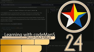 JavaScript ES6 24: Create an Export Fallback with Export Default | FreeCodeCamp