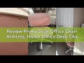 Review Primy Desk Office Chair Armless, Home Office Desk Chair Adjustable Height, Mid-Back Ergonomic