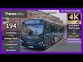 Thames valley buses 194  camberley pembroke broadway  bracknell bus station4k uw