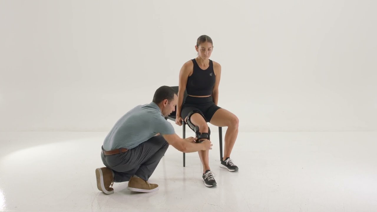 Donjoy Defiance Pro Custom Knee Brace Putting On Instructions