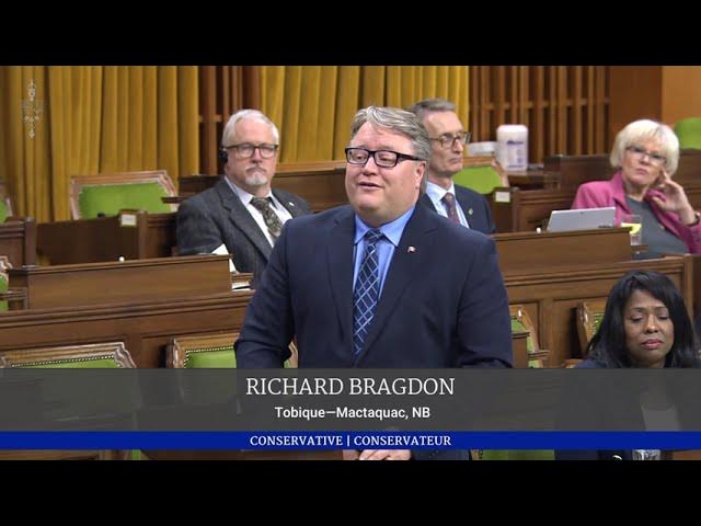 MP Richard Bragdon in the House of Commons on February 13, 2023