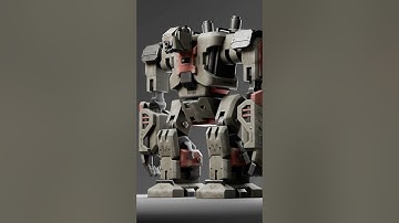 Robot texturing in Substance Painter #3d #blender #render #stylized #robot #texturing