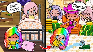 Poor Mom But Good And Rich Mom But Bad | Toca Life Story | Toca Boca