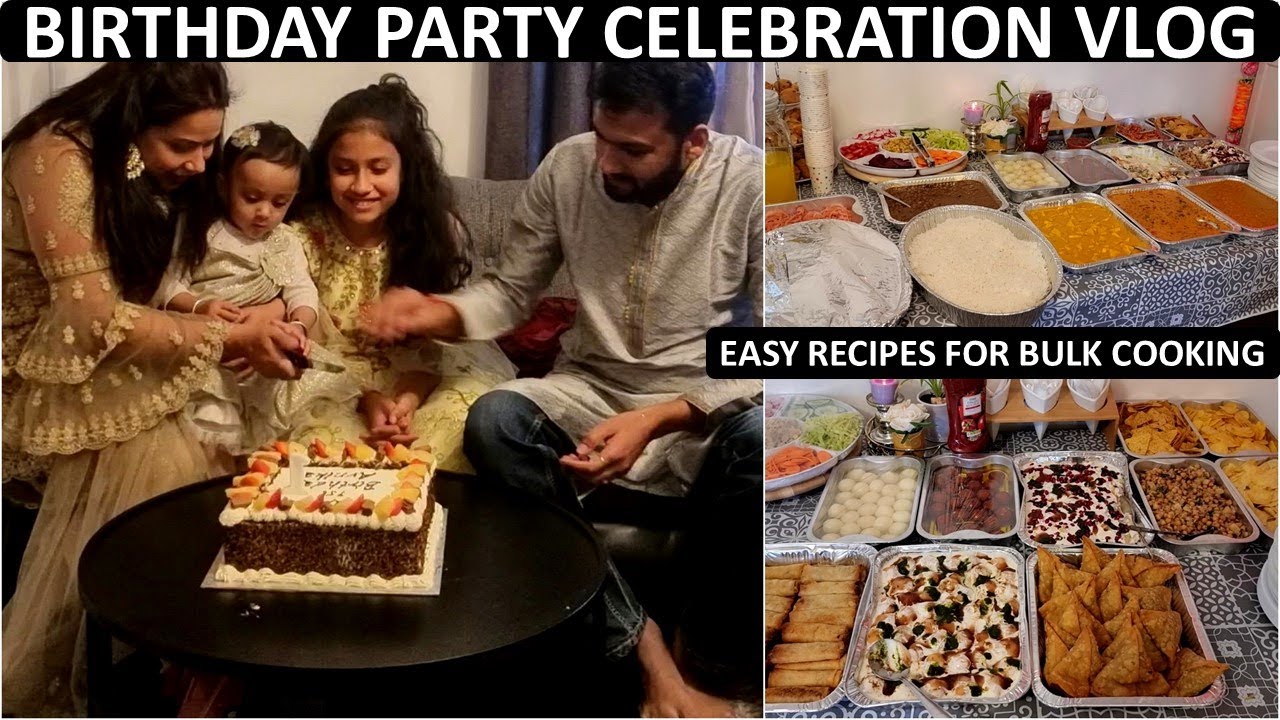 Cooked For 50 People For Evie's 1st Birthday Party | Birthday Celebration Vlog | Veg Guest Menu