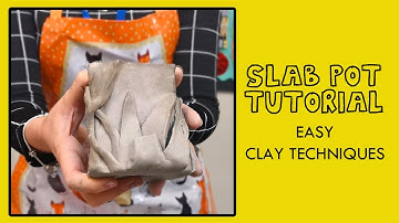 Clay Tutorial - How to make Slab Pots - Art and Design - KS3- KS4