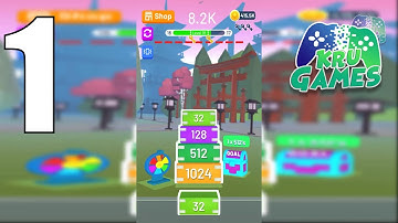 Brick Merge 3D Gameplay Walkthrough #1 (Android, IOS)