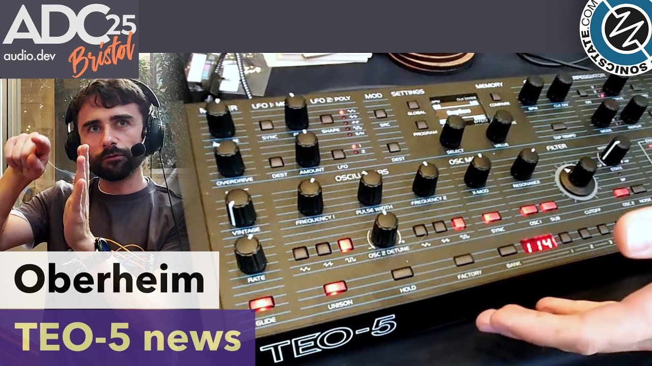 Teo-5 Firmware - Polychain, Arpeggiator Galore - ADC 25 - YouTube