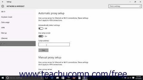 Windows 10 Tutorial Proxy Settings Microsoft Training