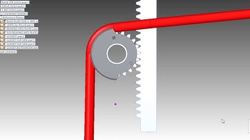 Rack Pinon Design in SolidEdge