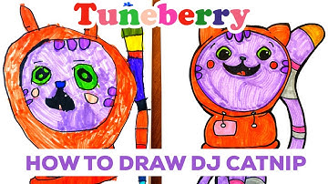 How To Draw DJ Catnip From Gabby’s Dollhouse