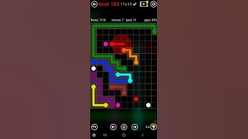 How To Solve Flow Free 11x14 Mega Mania Pack Level 184 Board Walk Through Solution Walkthrough