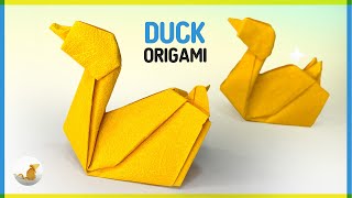 How to make a Origami Duck Easy, Cute Duck paper