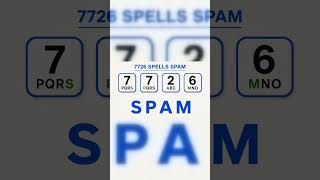 Forward scam texts to 7726