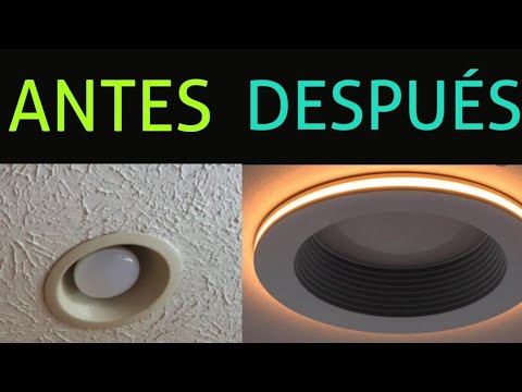 Video: ¿Qué tan lejos deben estar las luces empotradas de la pared?