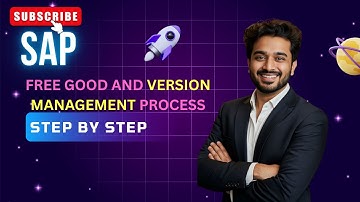SAP MM Free Goods Process & Version Management | Step-by-Step Tutorial | S4HANA #sapmm