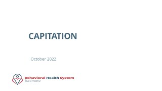 Capitation Overview
