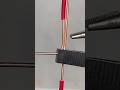 Perfect Copper Wire Joint Tutorial 🔧#shorts #wirejoint