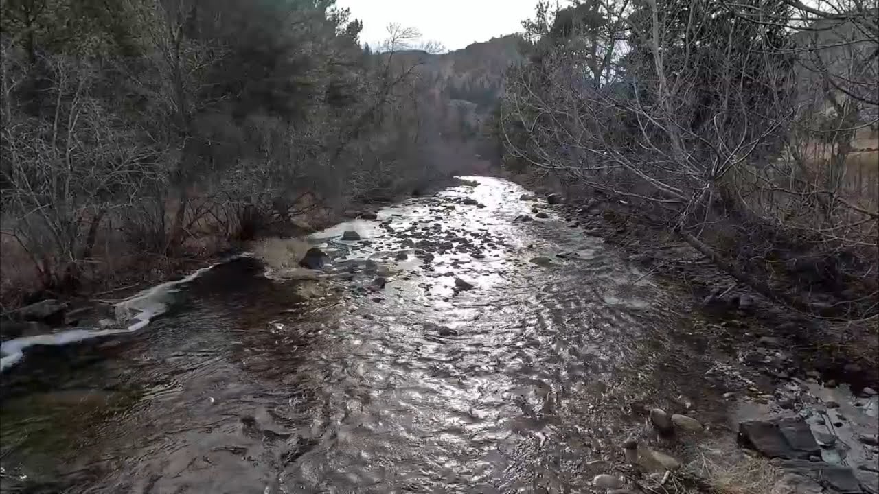 Poudre River Colorado 8 Hours | Rocky Mountain River Sounds for Sleep & Relaxation | 4K