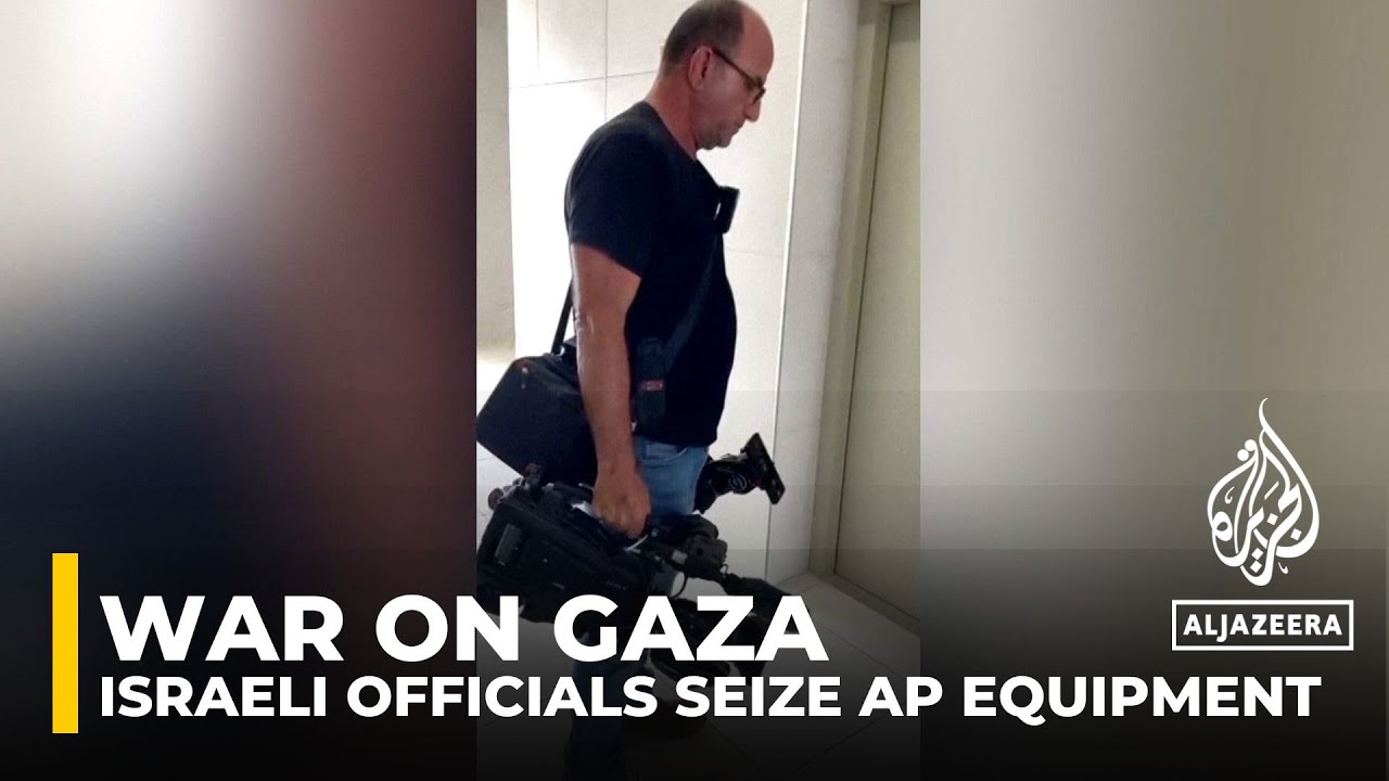 Video: Israeli officials seize AP equipment, citing alleged media law violation
