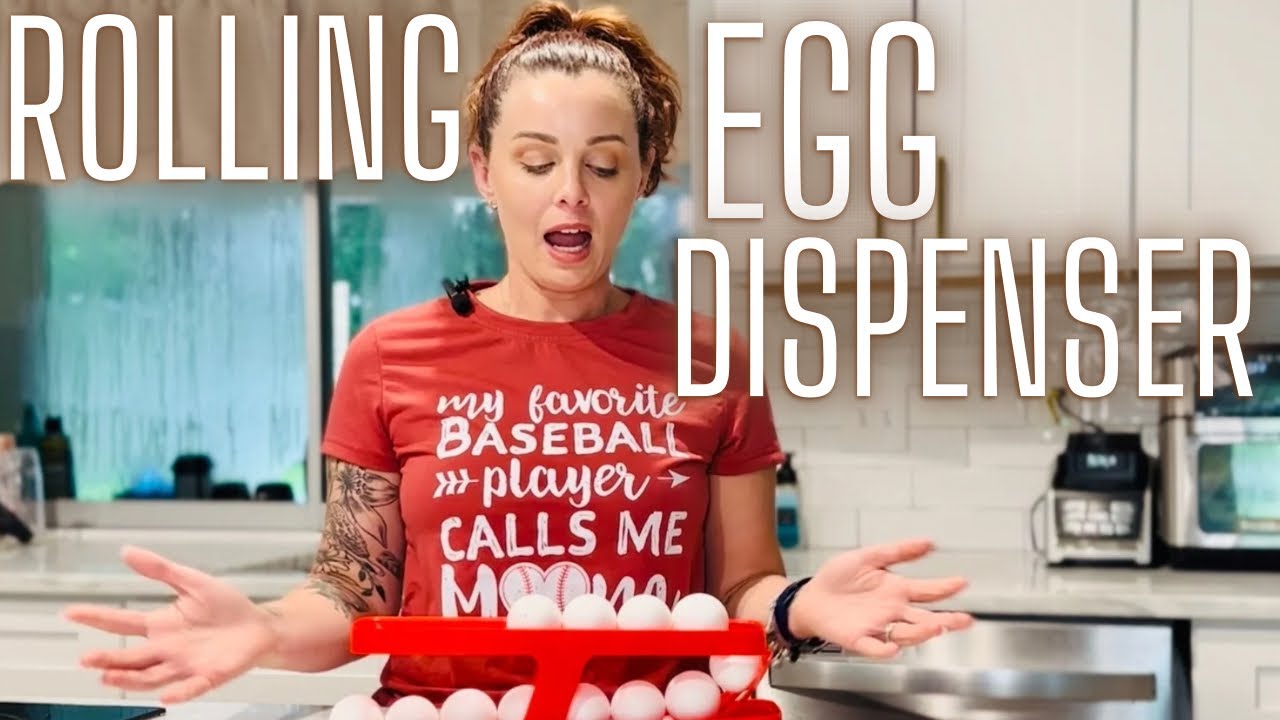 Watch before buying this rolling egg dispenser!