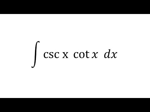 integral of csc