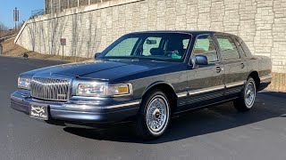 Sold 1996 Lincoln Town Car Executive For Sale By Specialty Motor Cars 71K Miles Panther Platform