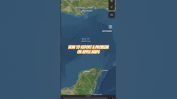 This is how to report an inaccuracy in Apple Maps on an iPhone.