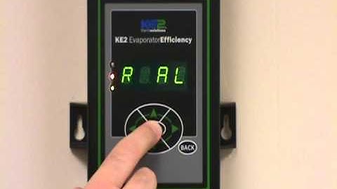KE2 Evap Scrolling Text - Clear Time Based Alarms - Video 018 - (FAQ: Walk in Freezers)