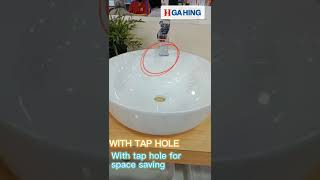 Famous Johnson Suisse Valencia Slim Round Countertop Basin Profile